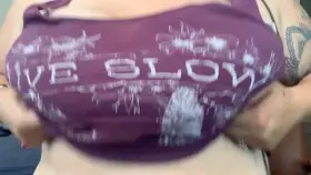 with a surprise milk leak at the end