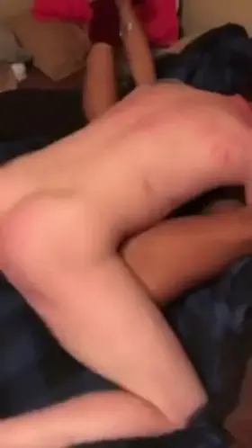 Ebony girl gets fucked hard