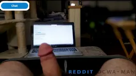 I was chatting with a woman on Reddit, and I NEEDED to cum! Handsfree orgasm. Spontaneously cumming. [44 M]