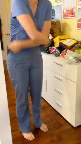 Just me getting home from work and getting comfy, 41 (f) nurse