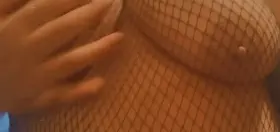 felt so sexy in this fishnet suit ☺️