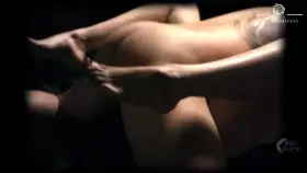 Stroking his balls empty after he fucks her