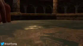 A Steamy Bath with Ciri (JustTrying)