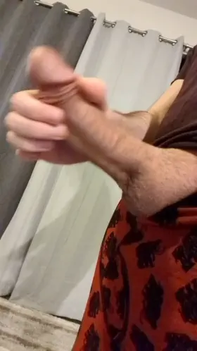 Still up stroking my thick cock tonight
