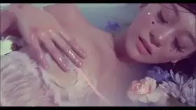 flower girl in bathtub