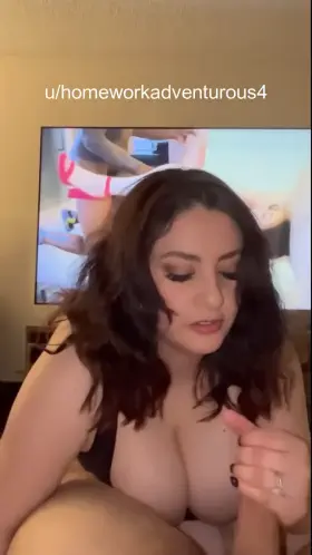 Asking my husband if he thinks he could've stopped me from fucking my bull as I then throat him like nothing [Sound on]