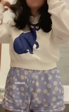 I have big smile and something bigger under my hoodie