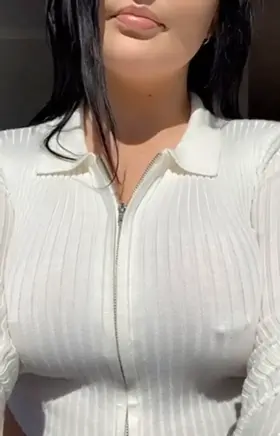 Unzipping titties