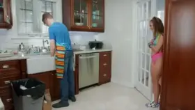 Bailey Base Surprises Her Roommate With A Rimjob