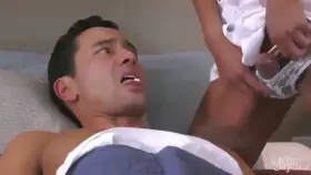 Nurse Giving Him Medicine