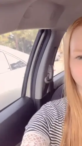 Starting the school day right with a cheeky flash in the parking lot [GIF]