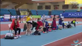 Spanish pole vaulter Jaione Mikeo