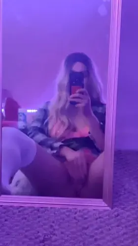 Rubbing my lil clitty and not so little titties