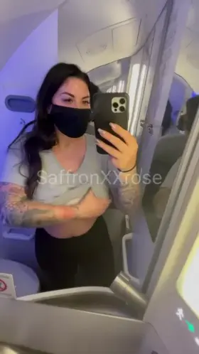 The people on the plane seemed to be surprised how big my tits are, how about you?