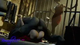 Claire Redfield vs Mr X (Beowulf1117)