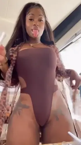 When she makes that face you know it's going down