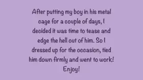 Marie Kaefer shows her masterful skills at ruining orgasms - Chastity Vlog 020 on PH