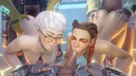 Loba and Valkyrie fivesome (Dzooworks) [Apex Legends]