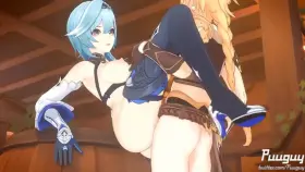 Cuming on Eula (Puuguy) [Genshin Impact]