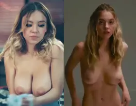 Sydney Sweeney unleashes her big, natural tits in 