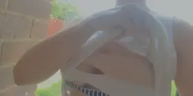 What would you do if you were my neighbour as saw my titty drop😈