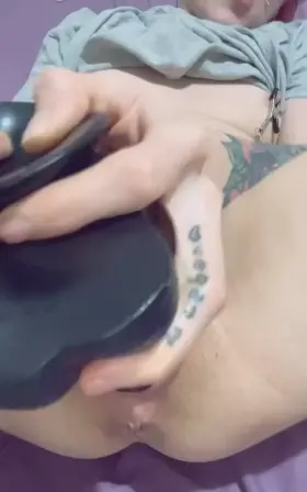 training my little cunt like a good girl 🥰 will need help for my asshole tho..