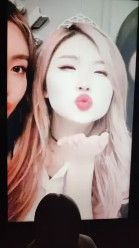 Huge load for korean streamer Hachubby