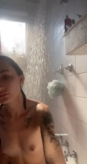 the shower is the perfect place to show off my body