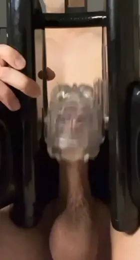 What do you think of my cock getting milked? (25M)