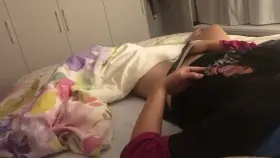 Sometimes orgasms just sneak up on you 🙃...watch me silently shake and cum knowing my roommate is getting ready for bed next door.