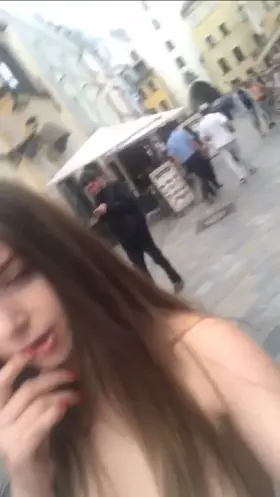 Stella cox naked in the street