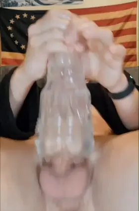 Some more intense play and creampie!