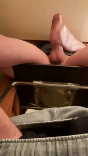 It’s a bit chilly in my room so my balls are nice and cozy