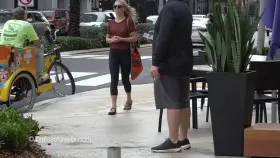 Madisyn in her sheer top