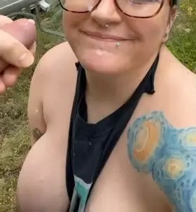 Outdoor facial😈💦