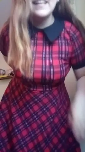 I'm not wearing panties today so you can grab me anytime you want and fuck me easily