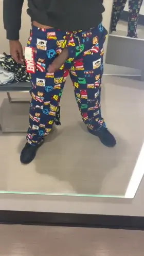 Suck on my dick while I try on these pajama pants that I’m not buying 😈