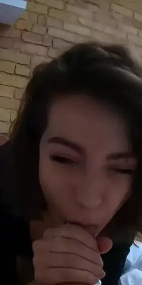 Enjoying the blowjob