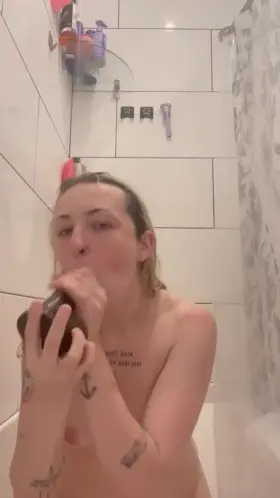 would much rather be slobbering all over a real cock but i suppose this’ll just have to do