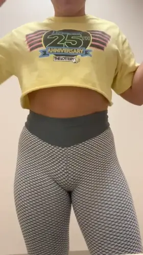 Does stripping out of my gym clothes make you hard?