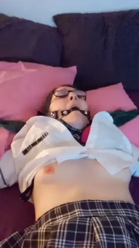 Mr Jameson said that if I tell anyone he'd show this video to my parents.