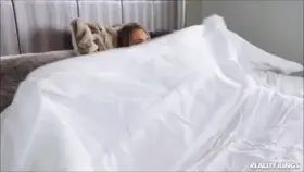 As a punishment for my bad behaviour my dad swapped mine and my mums bodies. The first thing she did was invite my gf round and well they’ve been going at it for hours. I’ve been strapped to mums bed forced to listen to every groan and moan while my dad plays with himself