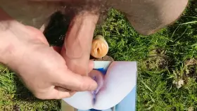 My [ 5,9 inch ] cock ...first time outdoor tribute to my wife photo