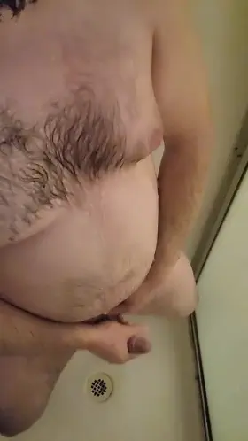 Shooting some morning ropes in the shower with about 45min of edging