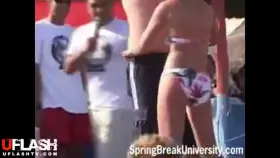 Spring Break CFNM - Tiny Penis Exposed