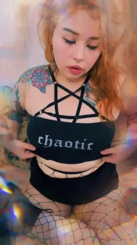 pov: I'm your big tiddy goth gf and I'm stuck in this crystal but still kinda horny (OC) (Drop)