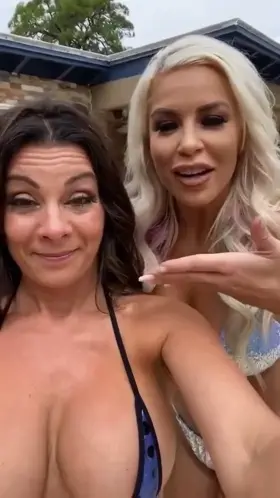 Dana Brooke & her equally busty friend