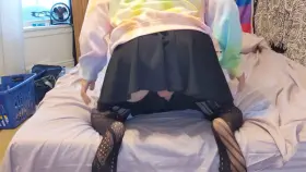 Love wearing a skirt, easy accesses for you 😘😘