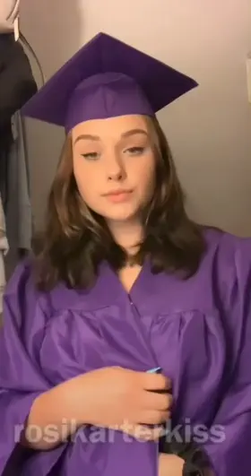 Graduated from slut school