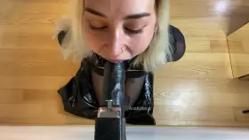 Seeing as I suck at deepthroating (pun intended), Sir devised a system to motivate me. My weekly allowance is now de[F]ined by the number of clicks I can muster while he's off at work or out of town. We always have a video chat open so he can monitor my training whenever he pleases!